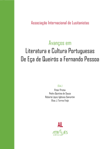 Capa para Avanços em Literatura e Cultura Portuguesas: De Eça de Queirós a Fernando Pessoa