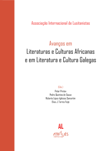 Capa para Avanços em Literaturas e Culturas Africanas e em Literatura e Cultura Galegas