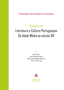Capa para Avanços em Literatura e Cultura Portuguesas: Da Idade Média ao Século XIX